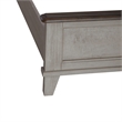 Ivy Hollow King Panel Bed in Weathered Linen