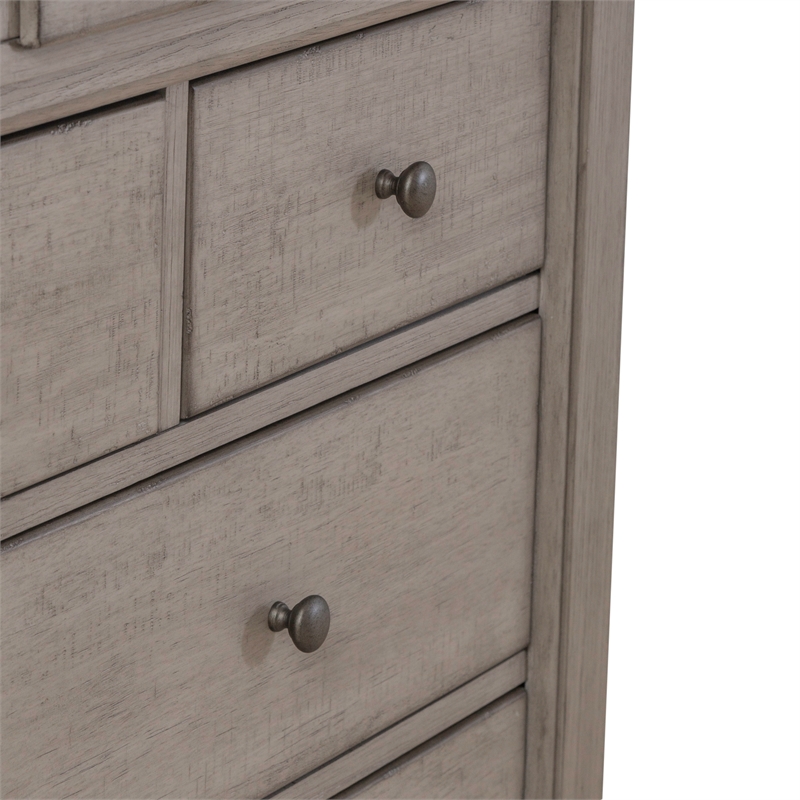 Ivy Hollow 11 Drawer Chesser in Weathered Linen