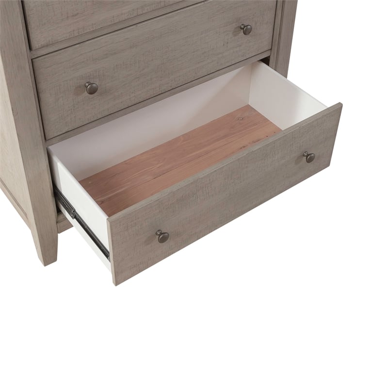 Ivy Hollow 5 Drawer Chest in Weathered Linen
