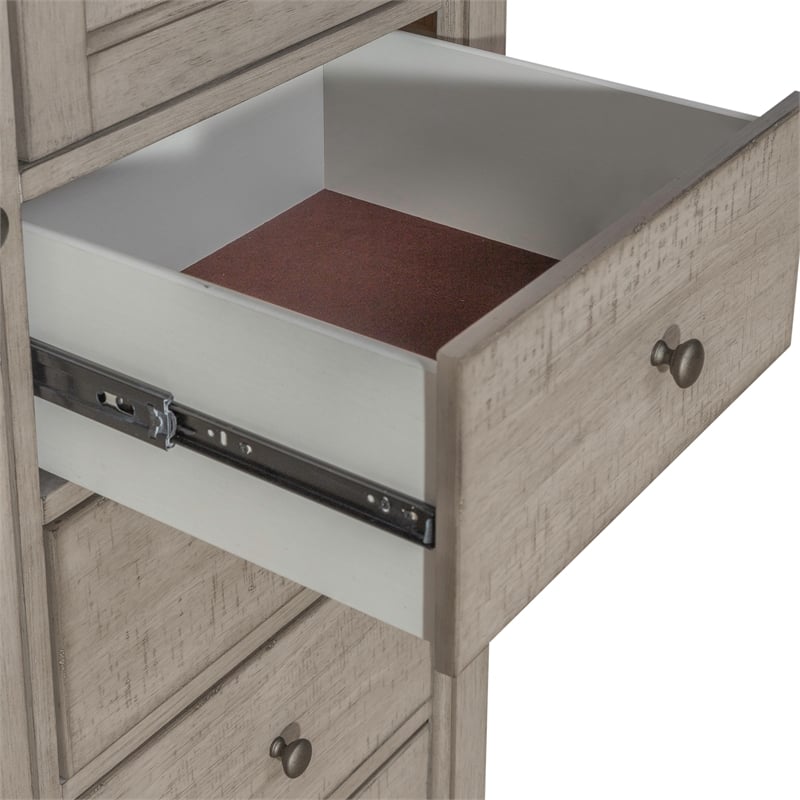 Ivy Hollow Door Chest in Weathered Linen