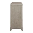 Belmar 8 Drawer Dresser - Washed Taupe & Silver Champagne