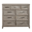 Belmar 9 Drawer Bureau Dresser - Washed Taupe