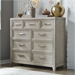 Belmar 9 Drawer Bureau Dresser - Washed Taupe