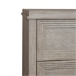 Belmar 5 Drawer Chest - Washed Taupe & Silver Champagne