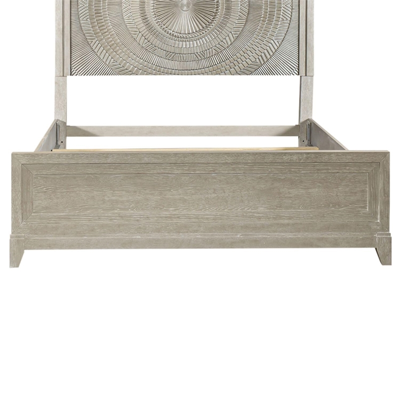 Belmar King Upholstered Bed in Washed Taupe