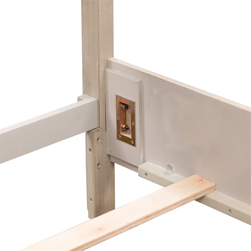 Belmar Queen Upholstered Bed in Washed Taupe