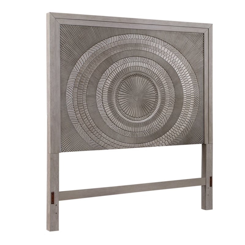 Liberty Belmar King Panel Bed in Washed Taupe