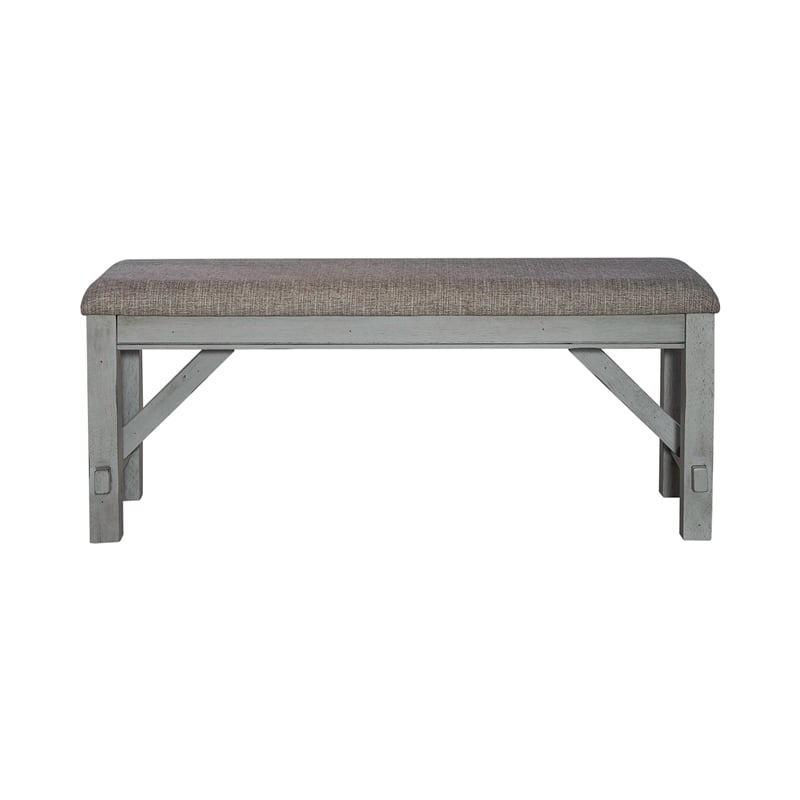 Newport Dining Bench in Gray