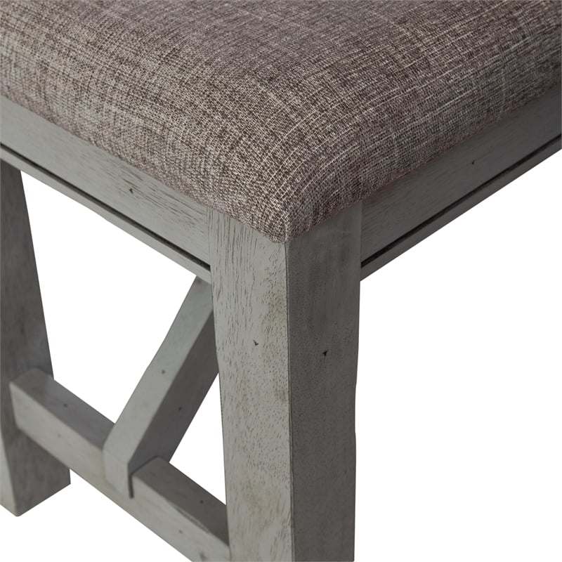 Newport Dining Bench in Gray