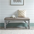 Newport Dining Bench in Gray
