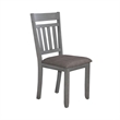 Newport 7 Piece Trestle Table Set in Gray