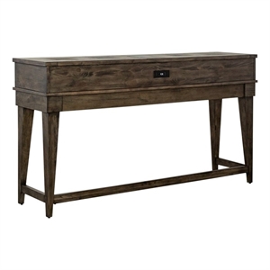 Liberty Furniture Arrowcreek 4-Piece Console Bar Set in Weathered Stone