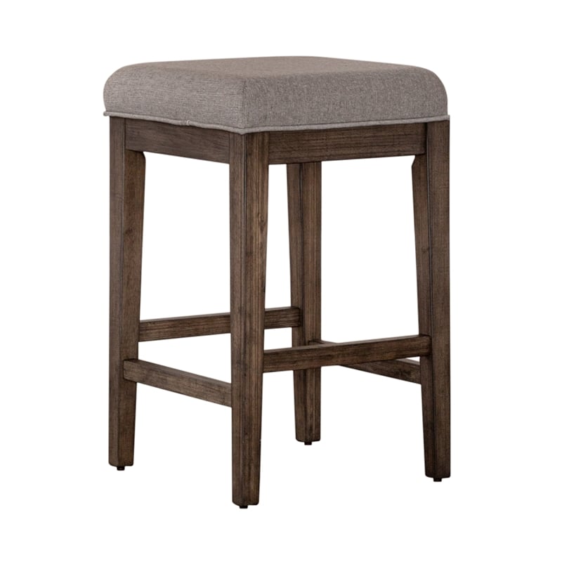 Liberty Furniture Arrowcreek 4-Piece Console Bar Set in Weathered Stone
