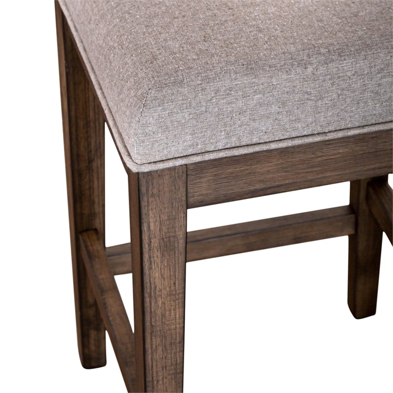 Liberty Furniture Arrowcreek 4-Piece Console Bar Set in Weathered Stone