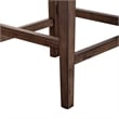 Liberty Furniture Arrowcreek Upholstered Console Stool in Weathered Stone
