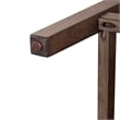 Liberty Furniture Arrowcreek Upholstered Console Stool in Weathered Stone