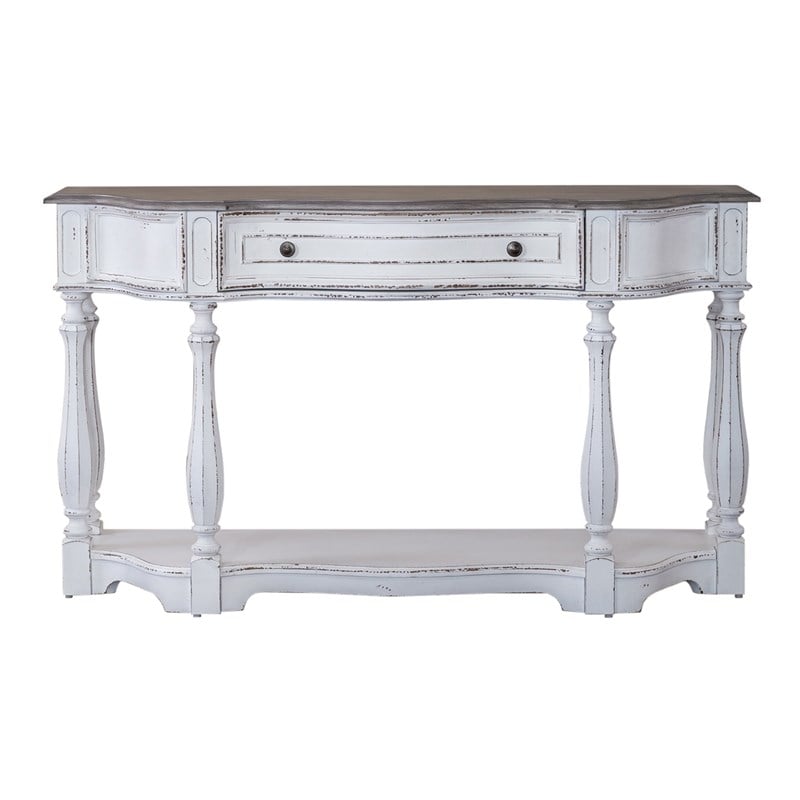 Magnolia Manor 56 Inch Hall Console Table in White