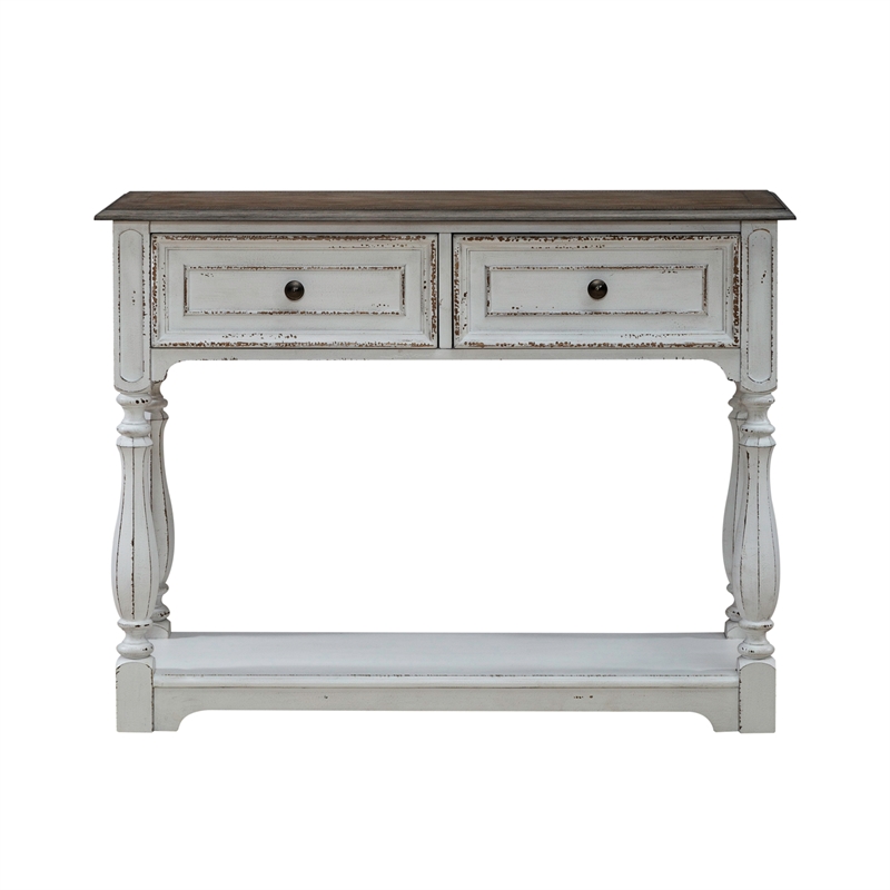 Magnolia Manor Hall Console in White