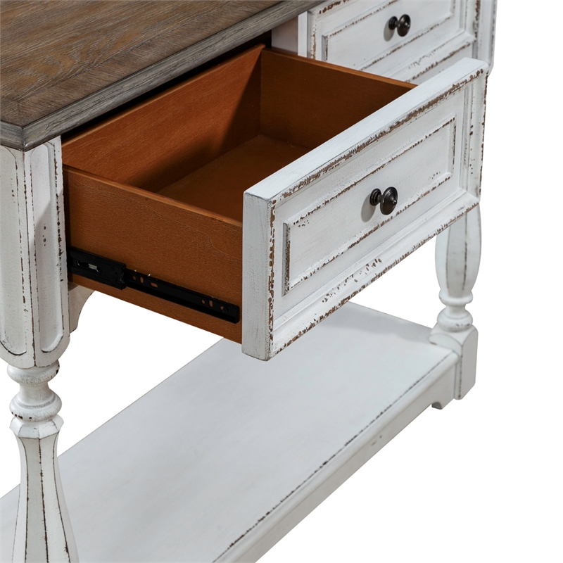 Magnolia Manor Hall Console in White
