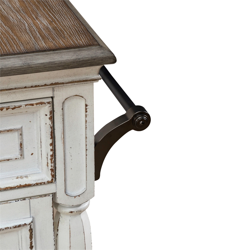 Magnolia Manor Bar Cart in White