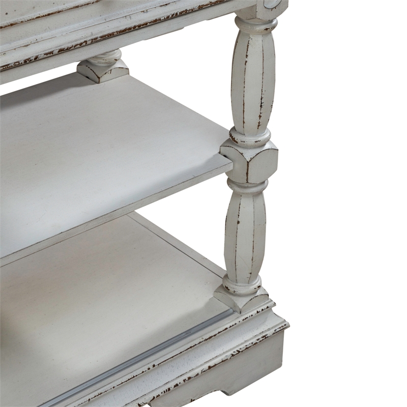 Magnolia Manor Bar Cart in White