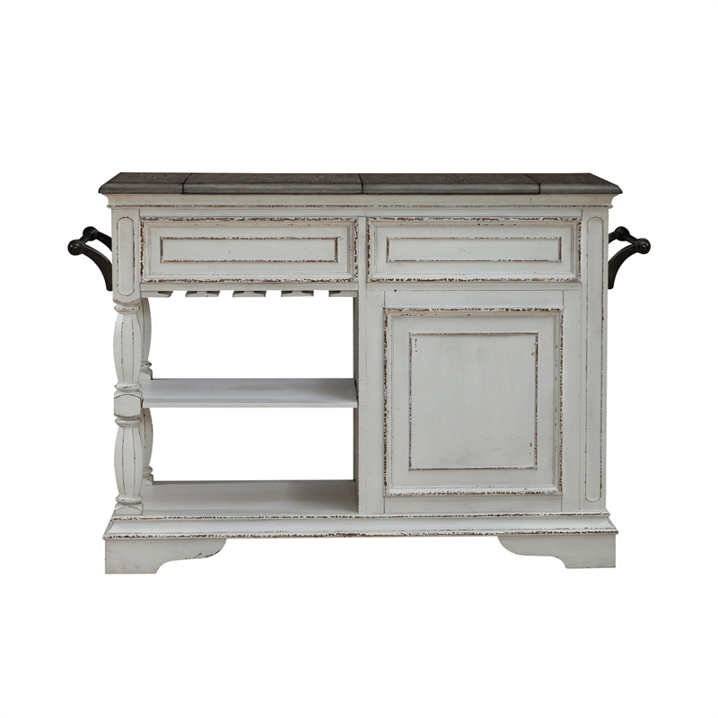 Magnolia Manor Bar Cart in White