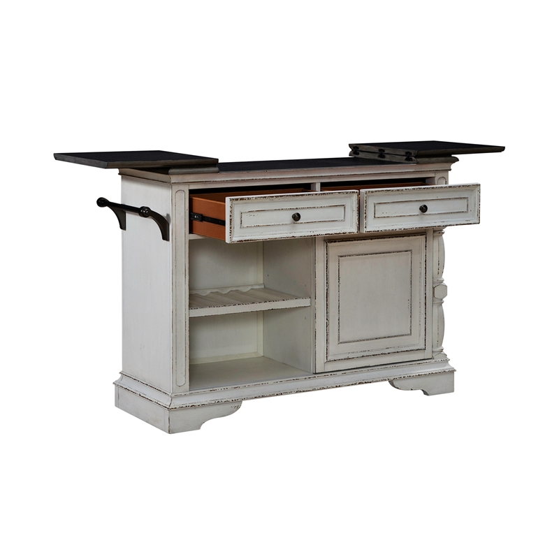 Magnolia Manor Bar Cart in White
