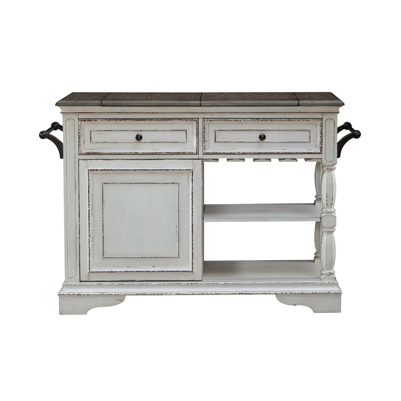 Magnolia Manor Bar Cart in White