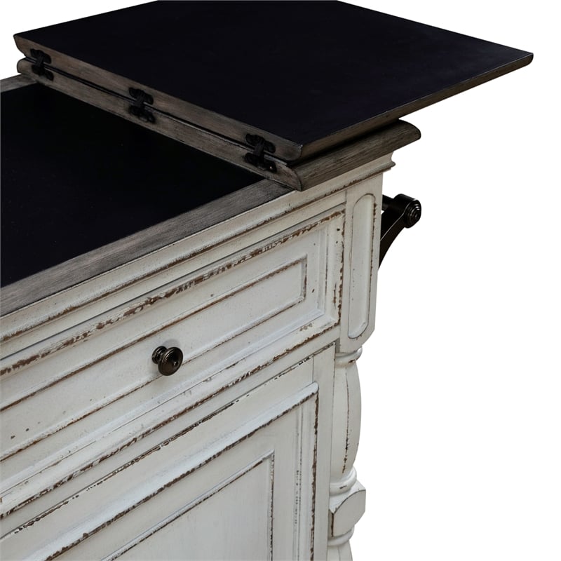 Magnolia Manor Bar Cart in White