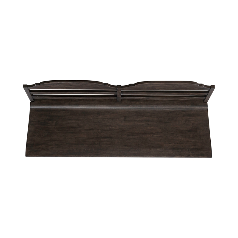 Paradise Valley Ladder Back Bench in Saddle Brown