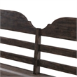 Paradise Valley Ladder Back Bench in Saddle Brown