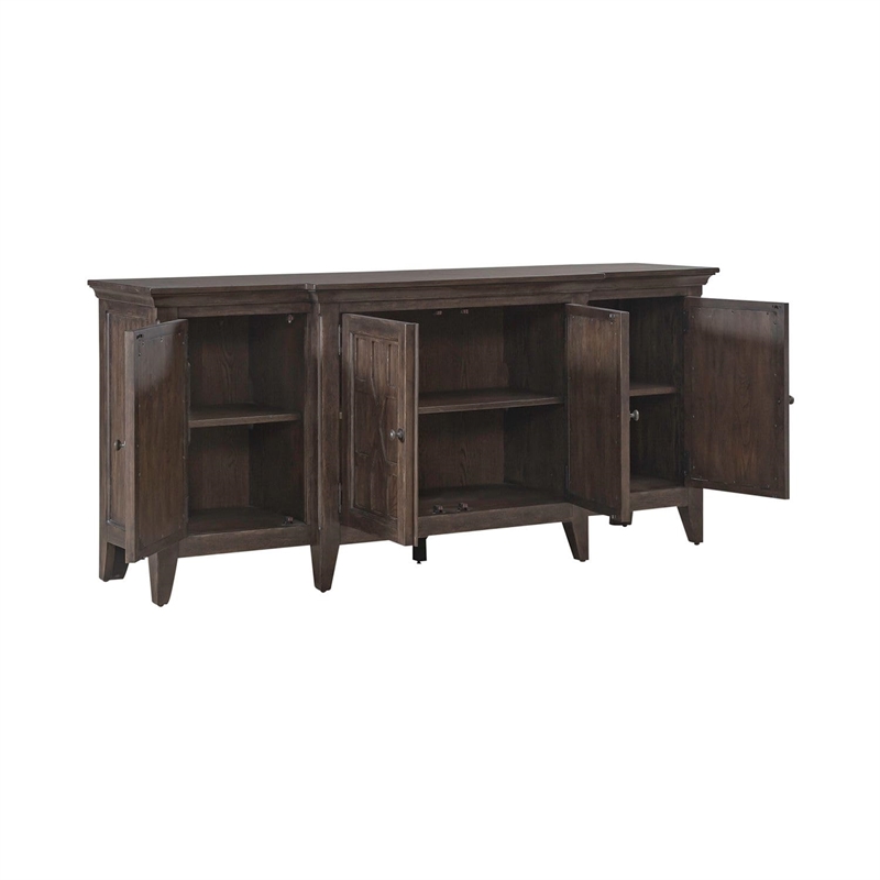 Paradise Valley 76 Inch TV Console in Brown