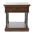 Tribeca Drawer End Table in Brown