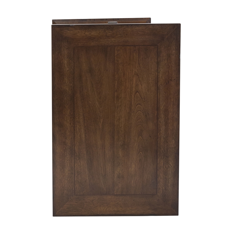 Tribeca Drawer Chair Side Table in Brown