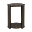 City View Chairside Table in Coffee Bean