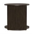 City View Chairside Table in Coffee Bean