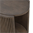 City View Chairside Table in Coffee Bean