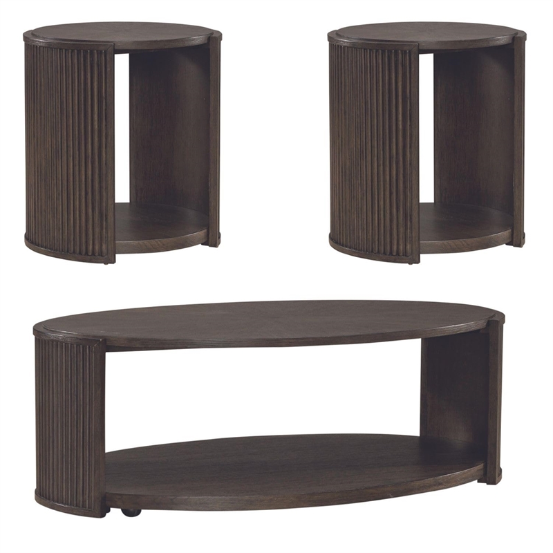 City View 3 Piece Set in Coffee Bean
