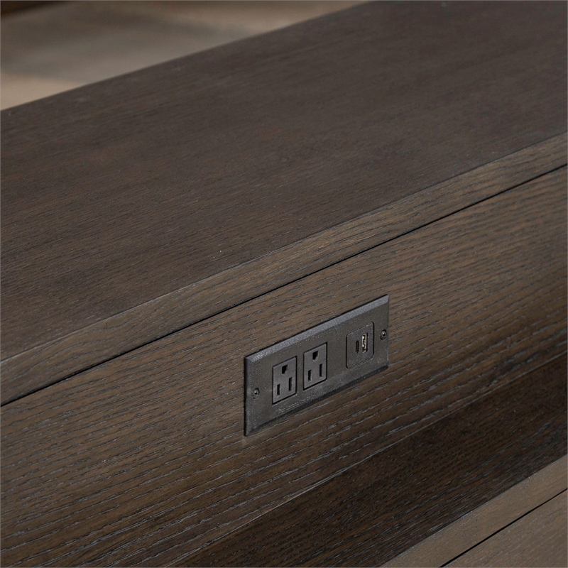 City View Console Bar Table in Coffee Bean