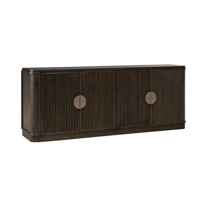 City View 82 Inch TV Console in Coffee Bean