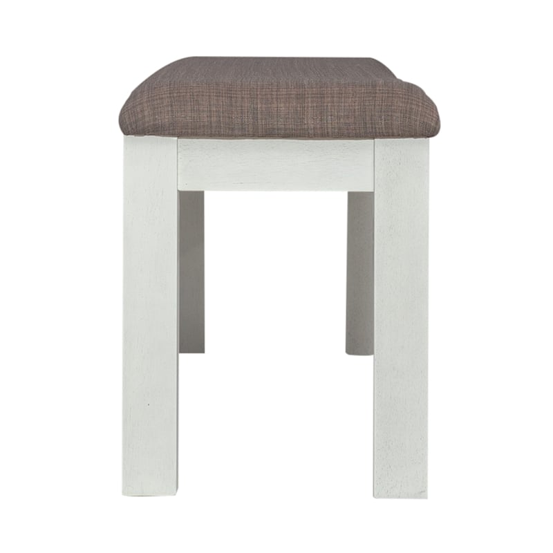 Brook Bay Uph Dining Bench in White
