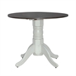 Brook Bay Drop Leaf Table Set in White