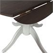 Brook Bay Drop Leaf Table Set in White