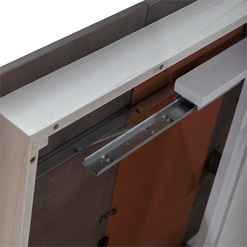 Brook Bay Opt 6 Piece Trestle Table Set in White