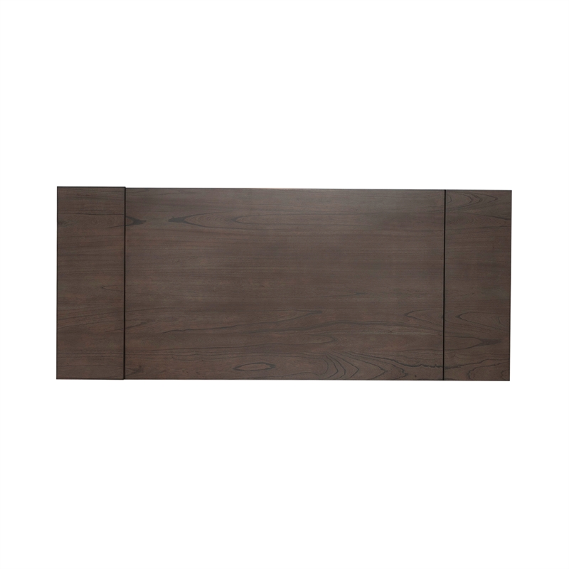 Brook Bay Wood Trestle Table Set in Textured White