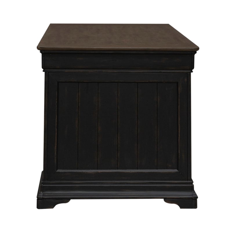 Meritage Jr Executive Desk - Aged Charcoal