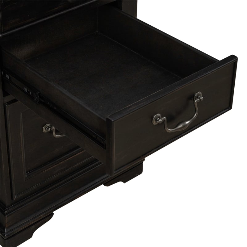 Meritage Jr Executive Desk - Aged Charcoal