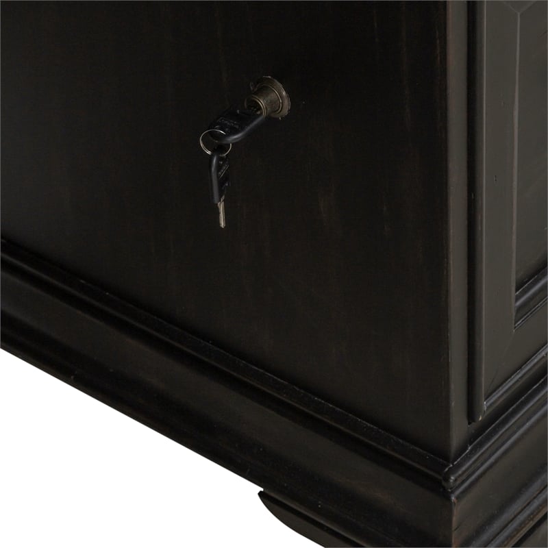 Meritage Jr Executive Desk - Aged Charcoal