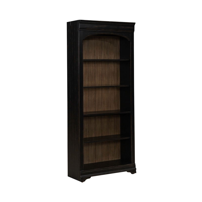 Meritage 2 Piece Bunching Bookcase - Aged Charcoal