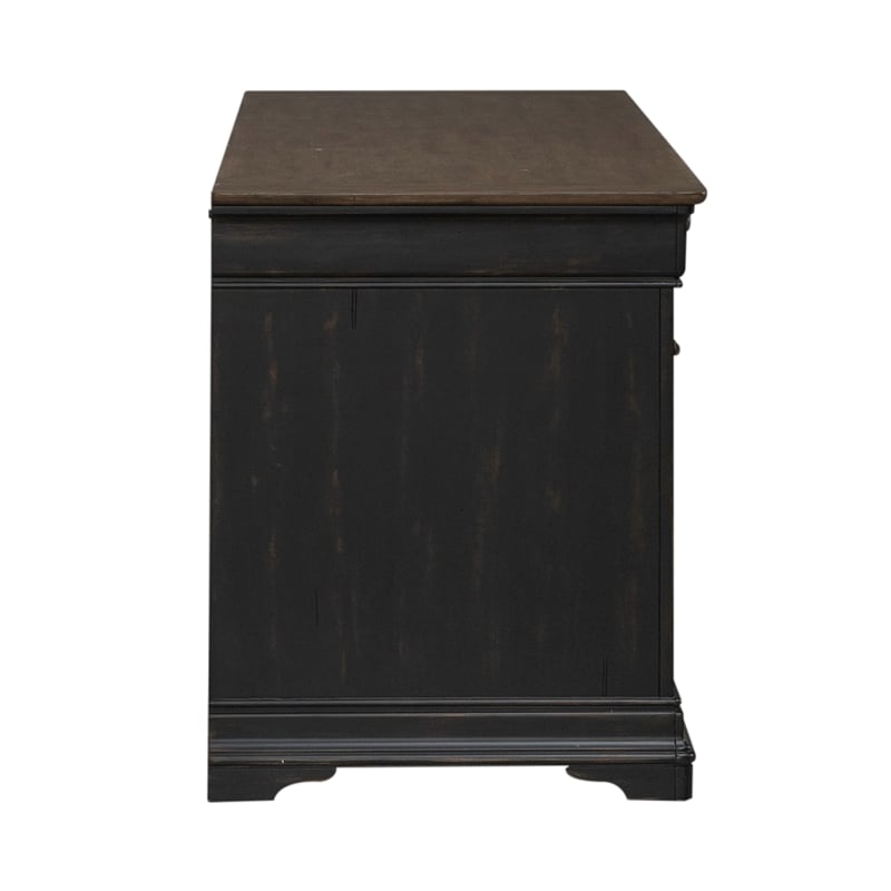 Meritage Jr Executive Credenza - Aged Charcoal